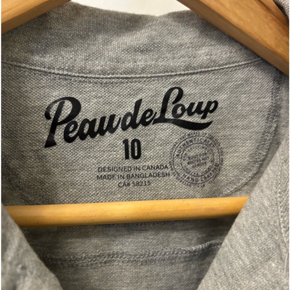 Peau de Loup Grey Button up - Picture 9 of 10